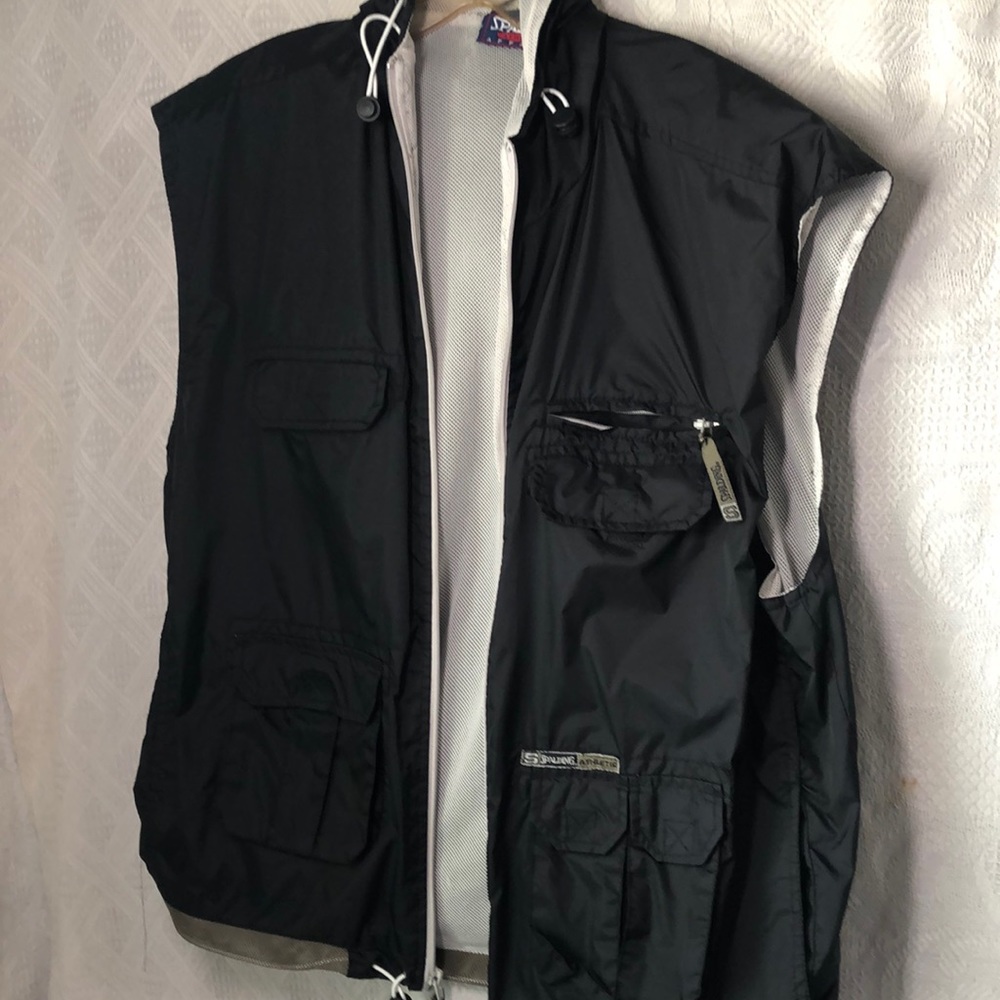 Spaulding sports vest with hood